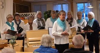 SPF kören i Varberg på Södertull den 4 november