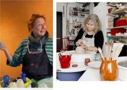 Måndag 12 oktober Studiebesök i glasverkstan hos Anette Alisö och Keramikverkstan hos Angelica Ruber