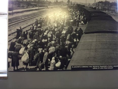 Polenresan besök i Auswchwitz