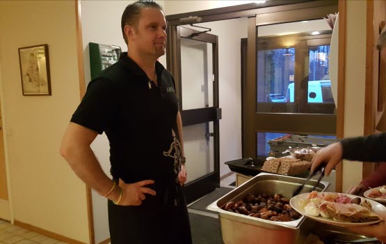 Månadsmöte 181203, Glade Glenn och Jullunch