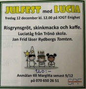 Julfest med lucia