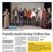 Modevisning i Folkets hus