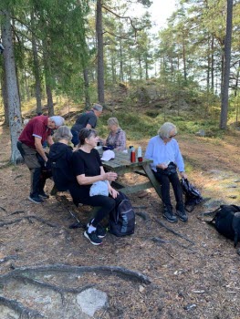 240917 Vandring vid Gälkhyttedammen Sörmlandsleden