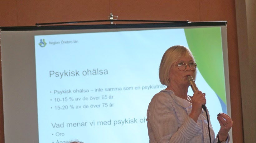 Marianne Grönkvist informerar