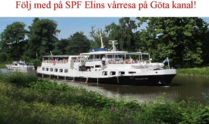 Endagarsresa på Göta Kanal  torsd 21 maj