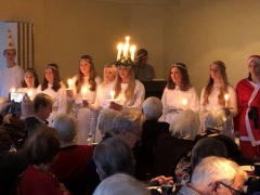 Medlemsträff 1 dec med julsmörgås och Lucia