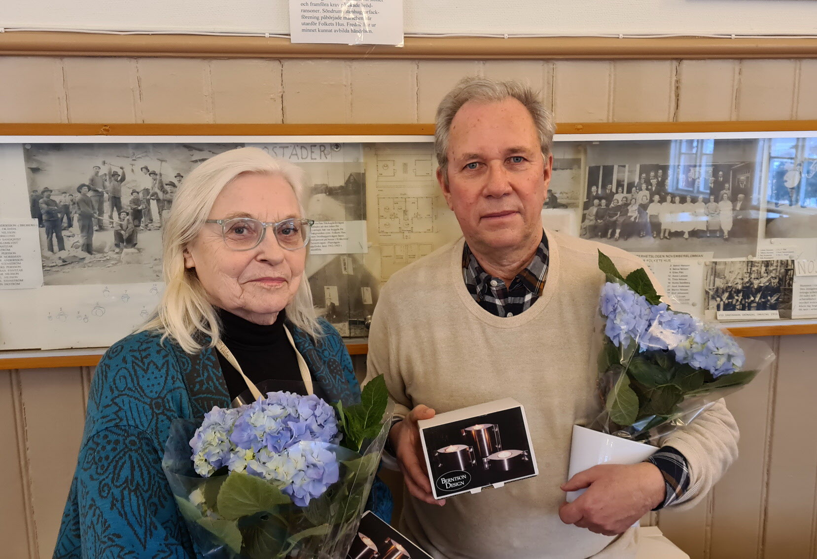 Erik Jansson tackade de avgående styrelseledamöterna Ann-Cathrine Svensson och Lars Björk