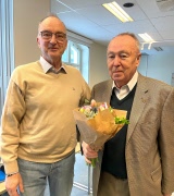 Vid årsmötet i Seniorcentrum utnämndes Håkan Jormelius till Hedersmedlem i SPF Seniorerna Eskilstuna