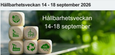 Hållbarhetsveckan 14-18 september 2026
