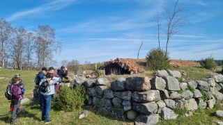 Vandringen på Fornminnesleden den 15 april