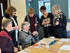 Japansk stickning var inte helt enkelt