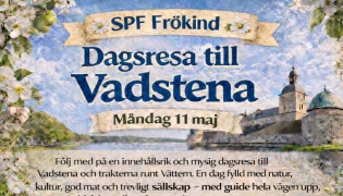 Bussresa till bl.a.Vadstena 11 maj