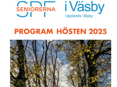 Höstprogrammet 2025 finns nu att läsa på hemsidan