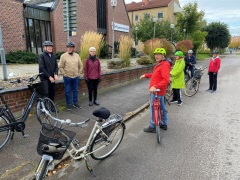 Måndagens cykeltur satte punkt för detta året.