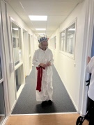 Luciafirande med jultallrik