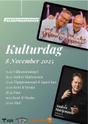 Kulturträff i Folkets Park lörd 8 nov kl 15.30