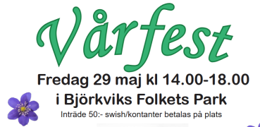 Vårfest i Björkviks Folkets Park