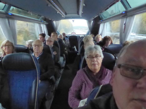 Bussresan på väg upp.