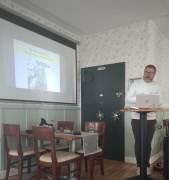 Johan Ekblad berättade om " De vita bussarna"