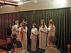 Julbord och Lucia torsdag 11 december