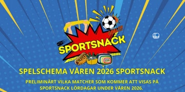 Sportsnack på lördag 21 mars!