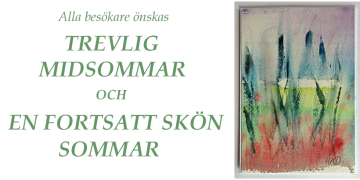 EN RIKTIGT SKÖN SOMMAR till alla besökare, men först, månadsmöte den 11 juni.
