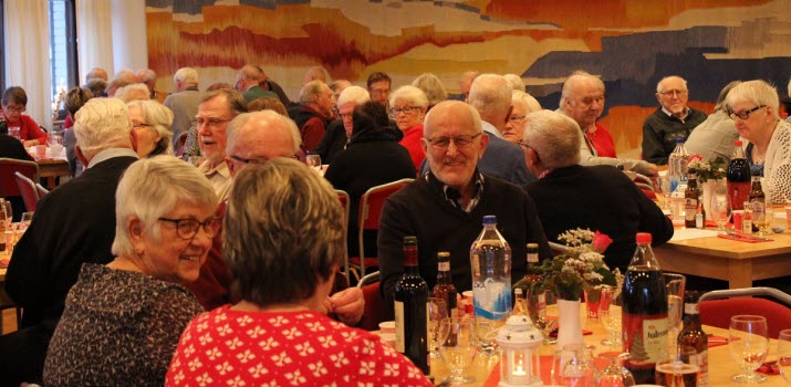 20161208 Julbord och Maria B-P och Agnes Roos