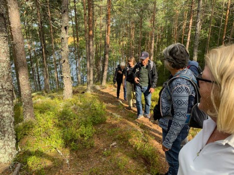 240917 Vandring vid Gälkhyttedammen Sörmlandsleden