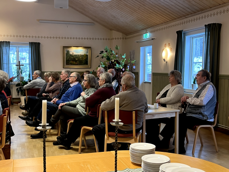 Närvarande vid parentationen