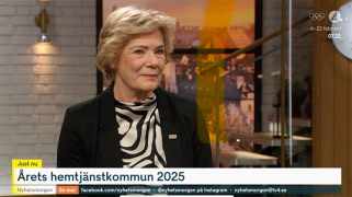SPF Seniorerna presenterade årets hemtjänstkommun i Nyhetsmorgon
