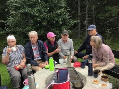 Boule, promenad och fika på SCA Arena