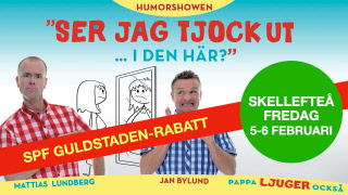 Teatererbjudande; "Ser jag tjock ut i den här"