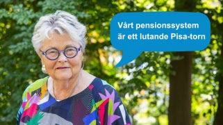 SvD skriver om vår nya rapport som visar att pensionssystemet håller på att falla ihop