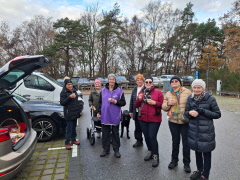 Vandringsgruppen ute en runda i november 2025