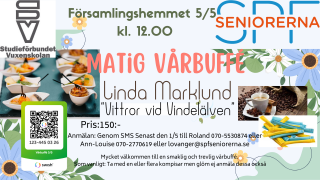 Påminnelse om Vårbuffé