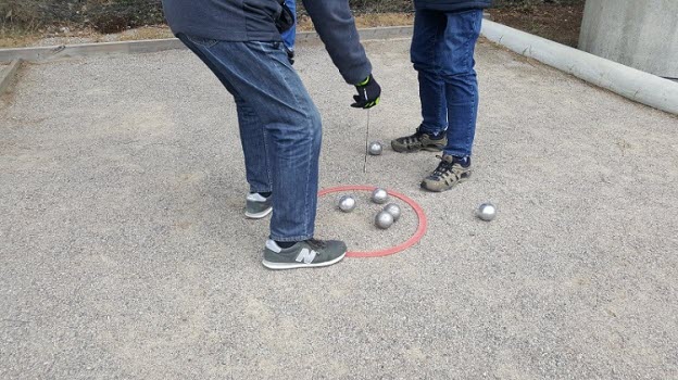 210413 Vårstart boule utomhus på IK Tuns banor.