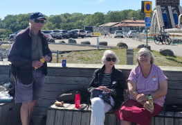 Sommarens första grillfest
