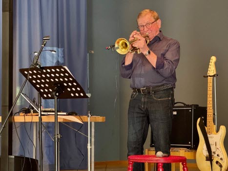 Gert Blom trumpet SPF Torsås maj 2025