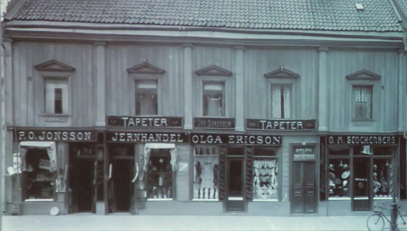 Någonstans på nuvarande Drottninggatan i Örebro 