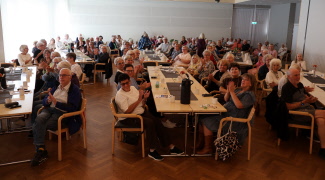 Fullsatt medlemsträff den 9 september