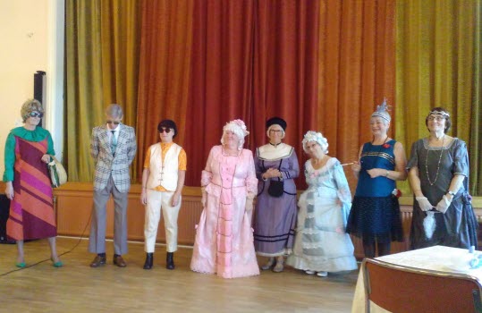 19 mars 2019 Nostalgisk modevisning av Moheda hembygdsförening 