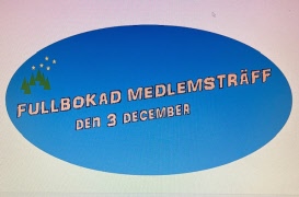 Fullbokad medlemsträff 3/12