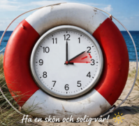 Ändring till sommar tid.