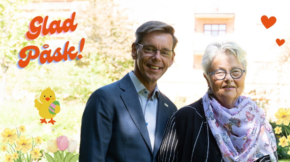 Glad Påsk från Eva och Peter