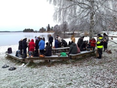 Stina återvände med Frilufsare  till Leifs fint glödande grillar
