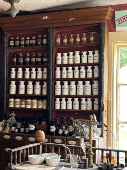 Interiör från apoteket