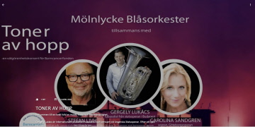 Onsdag den 15 april kl. 18.30, Mölnlycke Blåsorkester, Konserten – Toner av hopp