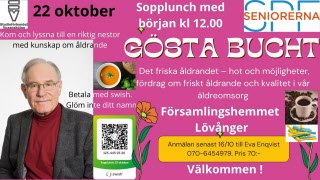 Gösta Bucht 22 oktober