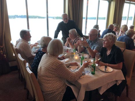 Skaldjursbuffé på Birka Princess 