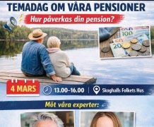 Temadag om våra pensioner 4 mars